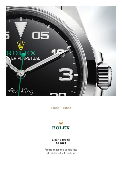 listino rolex 2015|rolex listino prezzi completi 2023.